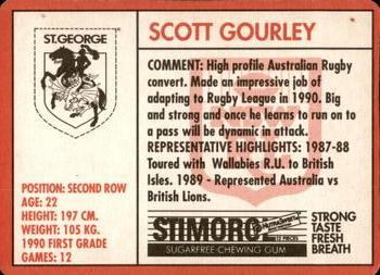 1991 Stimorol NRL #114 Scott Gourley Back